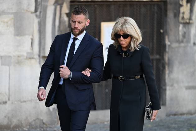 Brigitte Macron. The funeral of French actress Nathalie Baye at the Church of Saint-Sulpice in Paris on 24 April 2026 - 24 04 2026 - France Ile-de-France (region) Paris -  JulienxMattiax xLexPictorium LePictorium_0332249