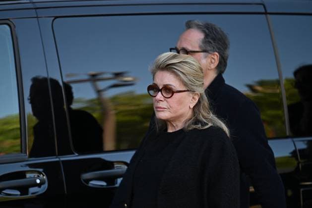 Catherine Deneuve. The funeral of French actress Nathalie Baye at the Church of Saint-Sulpice in Paris on 24 April 2026 - 24 04 2026 - France Ile-de-France (region) Paris -  JulienxMattiax xLexPictorium LePictorium_0332252