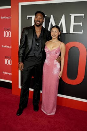 2026 Time 100 Gala celebrating the list of the 100 Most Influential People in the World, held at Frederick P.Rose Hall, home of Jazz at Lincoln Center Featuring: Myles Garrett, Chloe Kim Where: New York, New York, United States When: 23 Apr 2026 Credit: Jennifer Graylock INSTARimages EDITORIAL USE ONLY. NOT FOR USE BY NEWSPAPERS BASED IN THE UK. Copyright: xx instar55640420