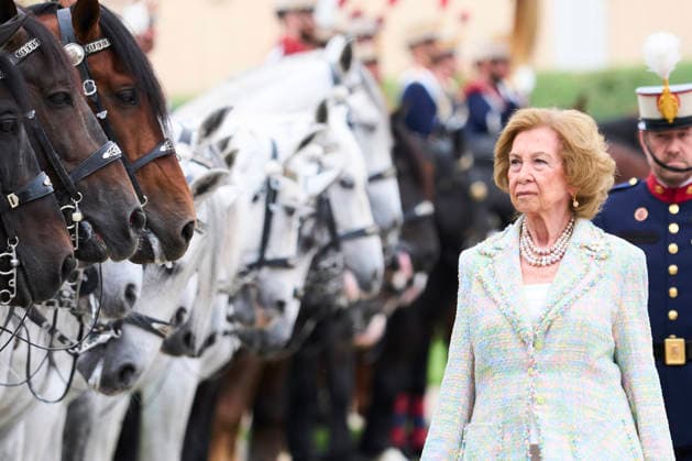 Queen Sofia attends Oath or pledge of allegiance to the Spanish flag by civilian staff The former Queen Sofia attends Oath or pledge of allegiance to the Spanish flag by civilian staff at Cuartel de El Rey on April 24, 2026 in Madrid, Spain Photo by IMAGO MPG Madrid Cuartel de El Rey Madrid Spain  Copyright: xMPGx