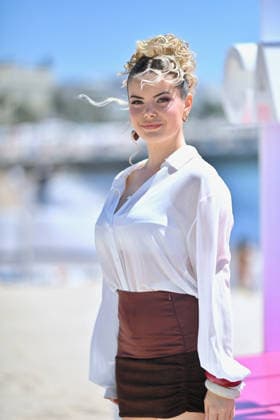 9th Cannes Series - Romane Jimonet, AKA Romy Photocall. FC CANNES, FRANCE - APRIL 24 Romane Jimonet, AKA Romy, attends the Romy Photocall at the 9th Canneseries International Festival on April 24, 2026 in Cannes, France. . Photo by Franck Castel ABACAPRESS.COM Cannes France  Copyright: xCastelxFranck ABACAx