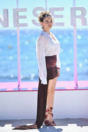 9th Cannes Series - Romane Jimonet, AKA Romy Photocall. FC CANNES, FRANCE - APRIL 24 Romane Jimonet, AKA Romy, attends the Romy Photocall at the 9th Canneseries International Festival on April 24, 2026 in Cannes, France. . Photo by Franck Castel ABACAPRESS.COM Cannes France  Copyright: xCastelxFranck ABACAx