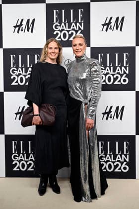 STOCKHOLM, SWEDEN 20260424 Michelle Coleman and Sara Sjöström arrive at the Elle gala at the Grand Hotel on Friday STOCKHOLM SWEDEN x10080x  Copyright: xFredrikxSandberg TTx ELLE GALAN 2026 rdRjp_g7FI0