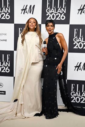 STOCKHOLM, SWEDEN 20260424 Amie Bramme Sey and Malaika Holmén arrive at the Elle gala at the Grand Hotel on Friday STOCKHOLM SWEDEN x10080x  Copyright: xFredrikxSandberg TTx ELLE GALAN 2026 5XmotW-XN0k