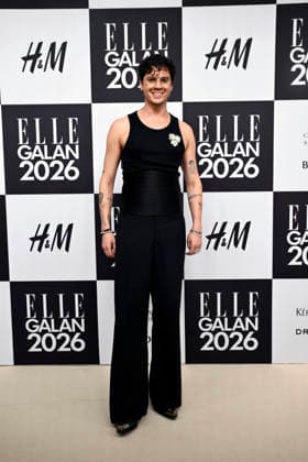 STOCKHOLM, SWEDEN 20260424 Oscar Zia arrives at the Elle gala at the Grand Hotel on Friday STOCKHOLM SWEDEN x10080x  Copyright: xFredrikxSandberg TTx ELLE GALAN 2026 K63moAfwyFg