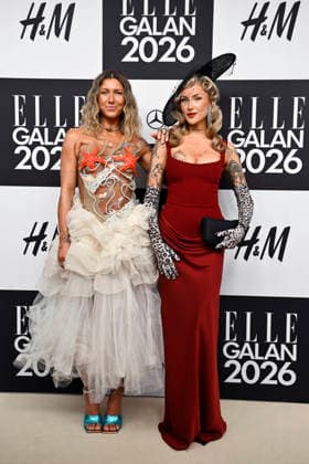 STOCKHOLM, SWEDEN 20260424 Ribecka Nilsson Tanja Ingebretsen Kallin arrives at the Elle gala at the Grand Hotel on Friday STOCKHOLM SWEDEN x10080x  Copyright: xFredrikxSandberg TTx ELLE GALAN 2026 ZUvcxL1M7o4