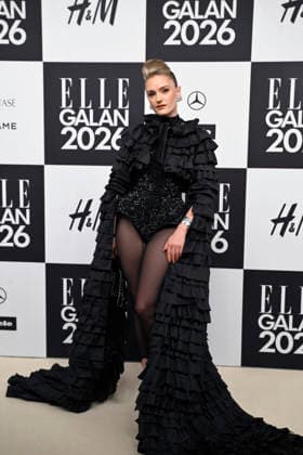 STOCKHOLM, SWEDEN 20260424 Alicia Agneson arrives at the Elle gala at the Grand Hotel on Friday STOCKHOLM SWEDEN x10080x  Copyright: xFredrikxSandberg TTx ELLE GALAN 2026 ttk9AeOkQWg