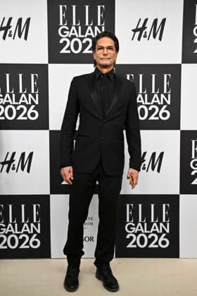 STOCKHOLM, SWEDEN 20260424 Marcus Schenkenberg arrives at the Elle gala at the Grand Hotel on Friday STOCKHOLM SWEDEN x10080x  Copyright: xFredrikxSandberg TTx ELLE GALAN 2026 dAx2HRergyQ