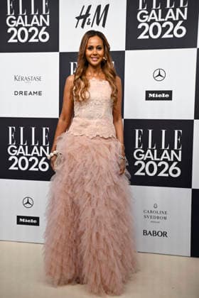 STOCKHOLM, SWEDEN 20260424 Katarina Sandström arrives at the Elle gala at the Grand Hotel on Friday STOCKHOLM SWEDEN x10080x  Copyright: xFredrikxSandberg TTx ELLE GALAN 2026 iy6mryIMSms