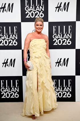 STOCKHOLM, SWEDEN 20260424 Vendela Kirsebom arrives at the Elle gala at the Grand Hotel on Friday STOCKHOLM SWEDEN x10080x  Copyright: xFredrikxSandberg TTx ELLE GALAN 2026 6qjR4-v6t9Y