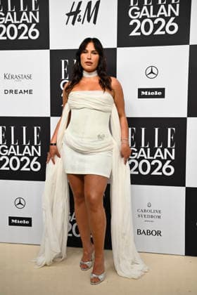 STOCKHOLM, SWEDEN 20260424 Molly Hammar arrives at the Elle gala at the Grand Hotel on Friday STOCKHOLM SWEDEN x10080x  Copyright: xFredrikxSandberg TTx ELLE GALAN 2026 ty0k923OdPo