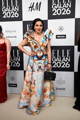 STOCKHOLM, SWEDEN 20260424 Tara Moshizi arrives at the Elle gala at the Grand Hotel on Friday STOCKHOLM SWEDEN x10080x  Copyright: xFredrikxSandberg TTx ELLE GALAN 2026 ZlC4lPlO0uQ