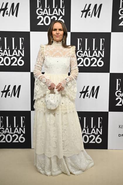STOCKHOLM, SWEDEN 20260424 Frida Jonsvens arrives at the Elle gala at the Grand Hotel on Friday STOCKHOLM SWEDEN x10080x  Copyright: xFredrikxSandberg TTx ELLE GALAN 2026 P7lquCmHPL8