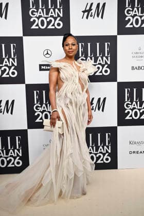 STOCKHOLM, SWEDEN 20260424 Alice Bah Kuhnke arrives at the Elle gala at the Grand Hotel on Friday STOCKHOLM SWEDEN x10080x  Copyright: xFredrikxSandberg TTx ELLE GALAN 2026 1TKD5egyIaw