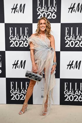 STOCKHOLM, SWEDEN 20260424 Therese Alshammar arrives at the Elle gala at the Grand Hotel on Friday STOCKHOLM SWEDEN x10080x  Copyright: xFredrikxSandberg TTx ELLE GALAN 2026 tZzmcluc9a8