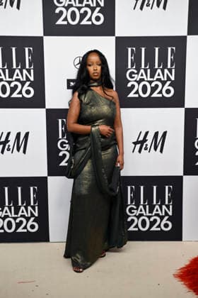 STOCKHOLM, SWEDEN 20260424 Faysa Idle arrives at the Elle gala at the Grand Hotel on Friday STOCKHOLM SWEDEN x10080x  Copyright: xFredrikxSandberg TTx ELLE GALAN 2026 xb8pA-xQuH4