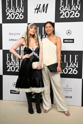 STOCKHOLM, SWEDEN 20260424 Emily Dahl and Annika Norman arrive at the Elle gala at the Grand Hotel on Friday STOCKHOLM SWEDEN x10080x  Copyright: xFredrikxSandberg TTx ELLE GALAN 2026 r7mkQoOT5dc