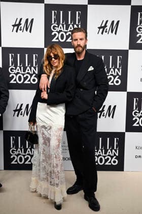 STOCKHOLM, SWEDEN 20260424 Aliette Opheim Filip Berg arrives at the Elle gala at the Grand Hotel on Friday STOCKHOLM SWEDEN x10080x  Copyright: xFredrikxSandberg TTx ELLE GALAN 2026 RuXBCW62iUU