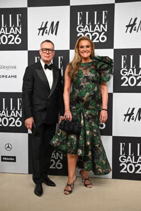 STOCKHOLM, SWEDEN 20260424 Robert Nordberg and Angelina Jolin arrive at the Elle gala at the Grand Hotel on Friday STOCKHOLM SWEDEN x10080x  Copyright: xFredrikxSandberg TTx ELLE GALAN 2026 yg6LbUfZz54