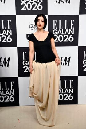 STOCKHOLM, SWEDEN 20260424 Gizem Erdogan arrives at the Elle gala at the Grand Hotel on Friday STOCKHOLM SWEDEN x10080x  Copyright: xFredrikxSandberg TTx ELLE GALAN 2026 rP9WC6Qn59E