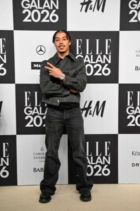 STOCKHOLM, SWEDEN 20260424 Adaam arrives at the Elle gala at the Grand Hotel on Friday STOCKHOLM SWEDEN x10080x  Copyright: xFredrikxSandberg TTx ELLE GALAN 2026 dvSbDrWIOQs