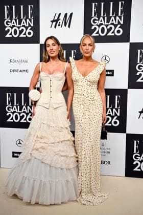 STOCKHOLM, SWEDEN 20260424 Sara Biderman Petra Tungarden arrives at the Elle gala at the Grand Hotel on Friday STOCKHOLM SWEDEN x10080x  Copyright: xFredrikxSandberg TTx ELLE GALAN 2026 EcMw15C5sUE
