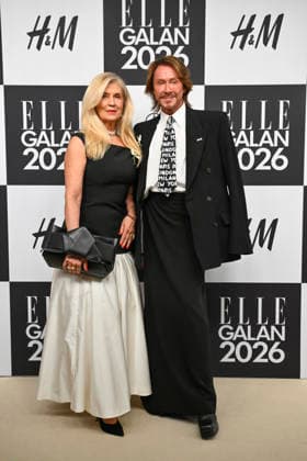 STOCKHOLM, SWEDEN 20260424 Tina Törnqvist and Christer Lindarw arrive at the Elle gala at the Grand Hotel on Friday STOCKHOLM SWEDEN x10080x  Copyright: xFredrikxSandberg TTx ELLE GALAN 2026 F7vmaxTgNkk