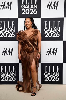 STOCKHOLM, SWEDEN 20260424 Nicole Kavander arrives at the Elle gala at the Grand Hotel on Friday STOCKHOLM SWEDEN x10080x  Copyright: xFredrikxSandberg TTx ELLE GALAN 2026 2jUgR-HFrKA