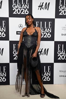 STOCKHOLM, SWEDEN 20260424 Assia Dahir arrives at the Elle gala at the Grand Hotel on Friday STOCKHOLM SWEDEN x10080x  Copyright: xFredrikxSandberg TTx ELLE GALAN 2026 9LdlwKXRIcw