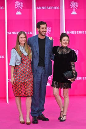 Pink Carpet - The 9th Canneseries International Festival - Day 2. FC CANNES, FRANCE - APRIL 24 Camille Razat, Victor Belmondo and Zoé Adjani-Vallat attends Day Two of the 9th Canneseries International Festival on April 24, 2026 in Cannes, France. Photo by Franck Castel ABACAPRESS.COM Cannes France  Copyright: xCastelxFranck ABACAx