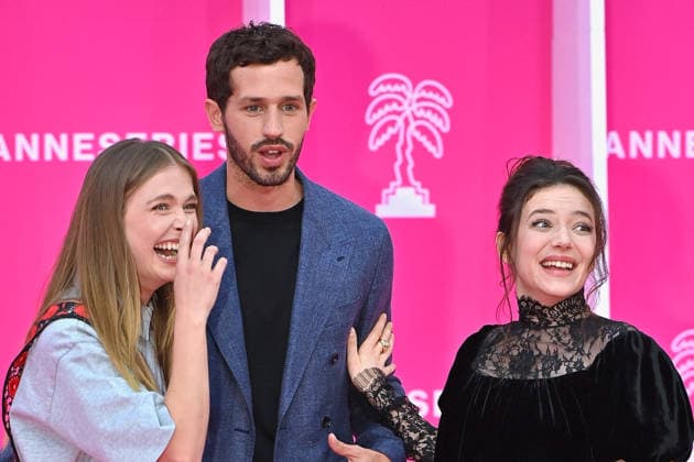 Pink Carpet - The 9th Canneseries International Festival - Day 2. FC CANNES, FRANCE - APRIL 24 Camille Razat, Victor Belmondo and Zoé Adjani-Vallat attends Day Two of the 9th Canneseries International Festival on April 24, 2026 in Cannes, France. Photo by Franck Castel ABACAPRESS.COM Cannes France  Copyright: xCastelxFranck ABACAx