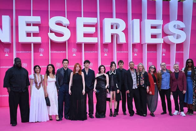 Pink Carpet - The 9th Canneseries International Festival - Day 2. FC CANNES, FRANCE - APRIL 24 Salif Cissé, Mina Kavani, Shiraz Tzarfati, Wael Sersoub, Claire Romain, Paul Forman, Roxane Mesquida, Camille Pham, Rik Kleve, Anja Dihrberg-Siebler, and guests attends Day Two of the 9th Canneseries International Festival on April 24, 2026 in Cannes, France. Photo by Franck Castel ABACAPRESS.COM Cannes France Copyright: xCastelxFranck ABACAx