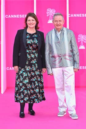 Pink Carpet - The 9th Canneseries International Festival - Day 2. FC CANNES, FRANCE - APRIL 24 Laetitia Recayte and Managing Director of Canneseries, Benoit Louvet attends Day Two of the 9th Canneseries International Festival on April 24, 2026 in Cannes, France. Photo by Franck Castel ABACAPRESS.COM Cannes France  Copyright: xCastelxFranck ABACAx