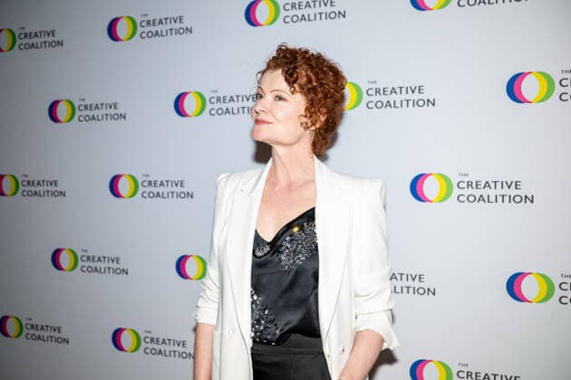 April 24, 2026, Washington, District Of Columbia, USA: WASHINGTON, District of Columbia, USA, 24 April 2026: Rebecca Wisocky poses on the red carpet during The Creative Coalition Night Before Dinner ahead of the White House CorrespondentsÃ¢â‚¬â ¢ Dinner weekend at PubKey in Washington, DC, USA. Washington USA - ZUMAk206 20260424_znp_k206_005 Copyright: xMattxKaminskyx