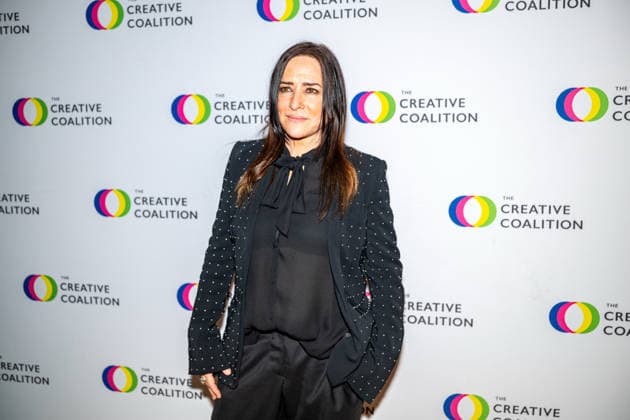 April 24, 2026, Washington, District Of Columbia, USA: WASHINGTON, District of Columbia, USA, 24 April 2026: Pamela Adlon poses on the red carpet during The Creative Coalition Night Before Dinner ahead of the White House CorrespondentsÃ¢â‚¬â ¢ Dinner weekend at PubKey in Washington, DC, USA. Washington USA - ZUMAk206 20260424_znp_k206_028 Copyright: xMattxKaminskyx