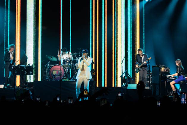 CURITIBA, PR - 24.04.2026: THE LUMINEERS - The Lumineers show performed at Live Curitiba in Curitiba, PR. x2931259x  JowxBaker