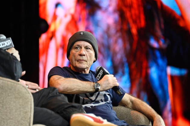April 24, 2026, Mexico City, Ciudad de Mexico, Mexico: Bruce Dickinson speaks a keynote address as part of pop culture festival CCXP Comic Con Experience at Centro Banamex on April 24, 2026 in Mexico City, Mexico. Mexico City Mexico - ZUMAe321 20260424_zea_e321_110 Copyright: xCarlosxTischlerx