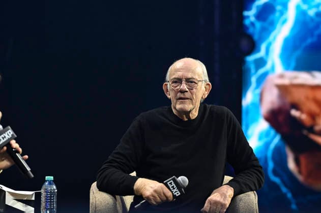 April 24, 2026, Mexico City, Ciudad de Mexico, Mexico: Christopher Lloyd speaks during a keynote address as part of pop culture festival CCXP Comic Con Experience at Centro Banamex on April 24, 2026 in Mexico City, Mexico. Mexico City Mexico - ZUMAe321 20260424_zea_e321_117 Copyright: xCarlosxTischlerx