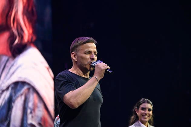 April 24, 2026, Mexico City, Ciudad de Mexico, Mexico: Tom Wlaschiha speaks during a conference as part of pop culture festival CCXP Comic Con Experience at Centro Banamex on April 24, 2026 in Mexico City, Mexico. Mexico City Mexico - ZUMAe321 20260424_zea_e321_098 Copyright: xCarlosxTischlerx