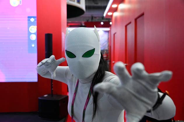April 24, 2026, Mexico City, Ciudad de Mexico, Mexico: A woman disguised as Moon Knight poses during the pop culture festival CCXP Comic Con Experience at Centro Banamex on April 24, 2026 in Mexico City, Mexico. Mexico City Mexico - ZUMAe321 20260424_zea_e321_113 Copyright: xCarlosxTischlerx
