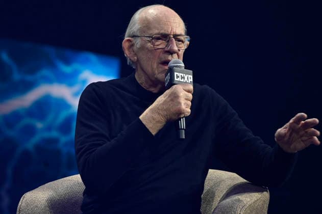 April 24, 2026, Mexico City, Ciudad de Mexico, Mexico: Christopher Lloyd speaks during a keynote address as part of pop culture festival CCXP Comic Con Experience at Centro Banamex on April 24, 2026 in Mexico City, Mexico. Mexico City Mexico - ZUMAe321 20260424_zea_e321_084 Copyright: xCarlosxTischlerx