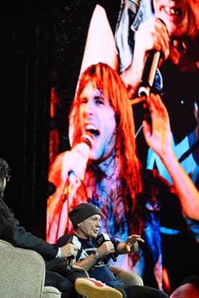 April 24, 2026, Mexico City, Ciudad de Mexico, Mexico: Bruce Dickinson speaks a keynote address as part of pop culture festival CCXP Comic Con Experience at Centro Banamex on April 24, 2026 in Mexico City, Mexico. Mexico City Mexico - ZUMAe321 20260424_zea_e321_082 Copyright: xCarlosxTischlerx