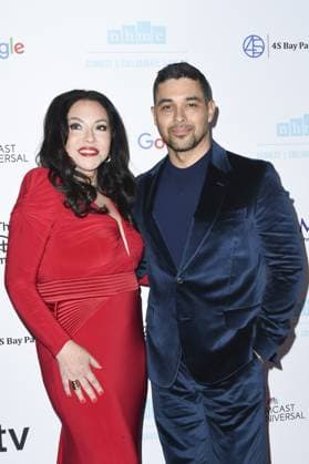 Brenda Victoria Castillo, Wilmer Valderrama at arrivals for The National Hispanic Media Coalition (NHMC) Impact Awards Gala, Beverly Hilton Hotel, Beverly Hills, CA, April 24, 2026. Photo By: Elizabeth Goodenough Everett Collection The National Hispanic Media Coalition (NHMC) Impact Awards Gala PUBLICATIONXNOTxINxCANxCHNxFRAxITAxJPNxNORxPOLxRUSxESPxUKxUSA