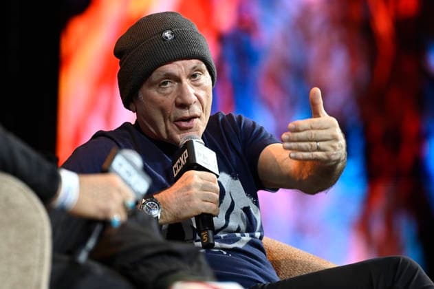 April 24, 2026, Mexico City, Ciudad de Mexico, Mexico: Bruce Dickinson speaks a keynote address as part of pop culture festival CCXP Comic Con Experience at Centro Banamex on April 24, 2026 in Mexico City, Mexico. Mexico City Mexico - ZUMAe321 20260424_zea_e321_036 Copyright: xCarlosxTischlerx