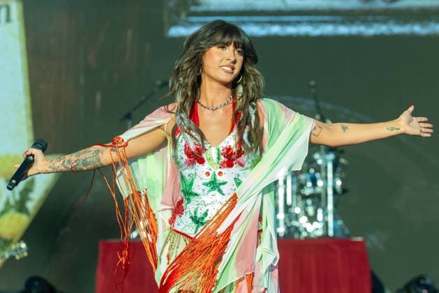April 24, 2026, Indio, California, U.S: Musician ELLA LANGLEY during Stagecoach Music Festival at Empire Polo Club in Indio, California Indio U.S  - ZUMAs135 20260424_zap_s135_024 Copyright: xDanielxDeSloverx
