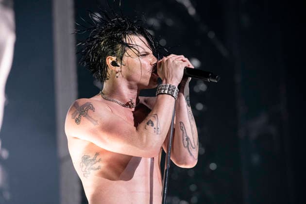 Yungblud performing live at The O2, London 24 April 2026 YUNGBLUD (Dominic Richard Harrison) is an English singer, songwriter, and actor. He is know for his outlandish shows and outfits. He has released two albums - his most recent Weird!, was released in late 20 and peaked atop the UK Albums Chart, and reached number 75 on the US Billboard 200. He appeared in Emmerdale and The Lodge before beginning his music career This tour is called: Idols - The World Tour for his third album of the same name, Credit:Dafydd Owen Avalon The O2 Arena, North Greenwich, London  Copyright: xDafyddxOwenx xAvalonx 1094128016