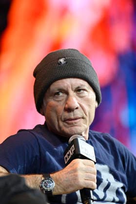 April 24, 2026, Mexico City, Ciudad de Mexico, Mexico: Bruce Dickinson speaks a keynote address as part of pop culture festival CCXP Comic Con Experience at Centro Banamex on April 24, 2026 in Mexico City, Mexico. Mexico City Mexico - ZUMAe321 20260424_zea_e321_017 Copyright: xCarlosxTischlerx