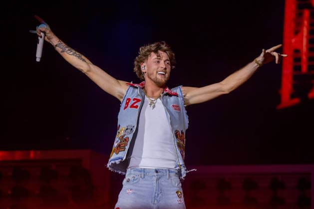 April 24, 2026, Indio, California, U.S: BAILEY ZIMMERMAN during Stagecoach Music Festival at Empire Polo Club in Indio, California Indio U.S  - ZUMAs135 20260424_zap_s135_095 Copyright: xDanielxDeSloverx