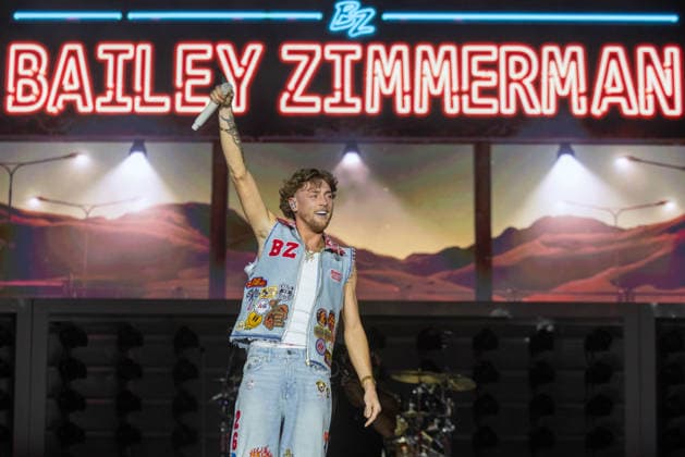 April 24, 2026, Indio, California, U.S: BAILEY ZIMMERMAN during Stagecoach Music Festival at Empire Polo Club in Indio, California Indio U.S  - ZUMAs135 20260424_zap_s135_085 Copyright: xDanielxDeSloverx