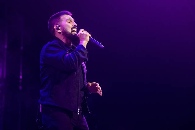 April 24, 2026, Indio, California, U.S: SHAY MOONEY of Dan + Shay during Stagecoach Music Festival at Empire Polo Club in Indio, California Indio U.S  - ZUMAs135 20260424_zap_s135_106 Copyright: xDanielxDeSloverx